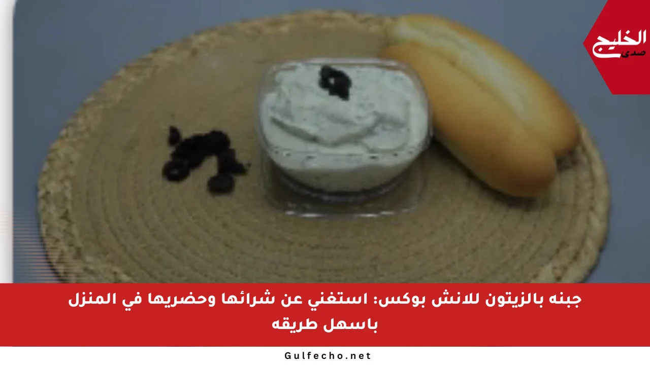 جبنة بالزيتون للانش بوكس: استغني عن شرائها وحضريها في المنزل بأسهل طريقة